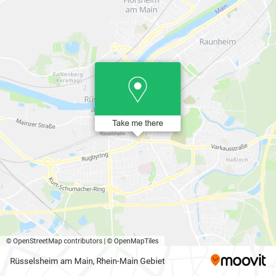 Карта Rüsselsheim am Main
