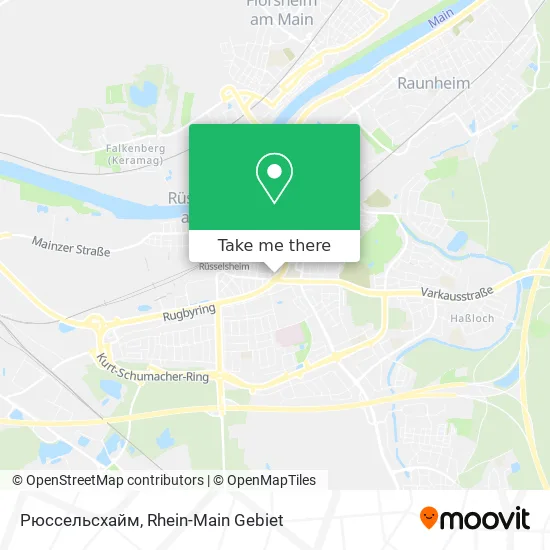 Карта Рюссельсхайм