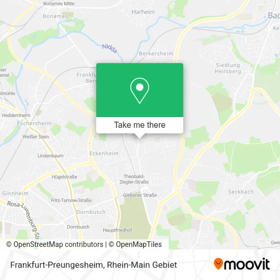 Карта Frankfurt-Preungesheim