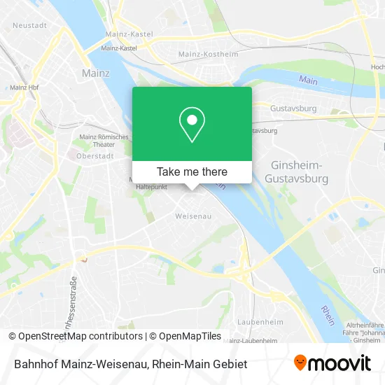Карта Bahnhof Mainz-Weisenau