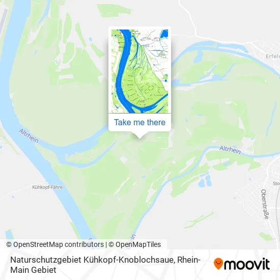Карта Naturschutzgebiet Kühkopf-Knoblochsaue