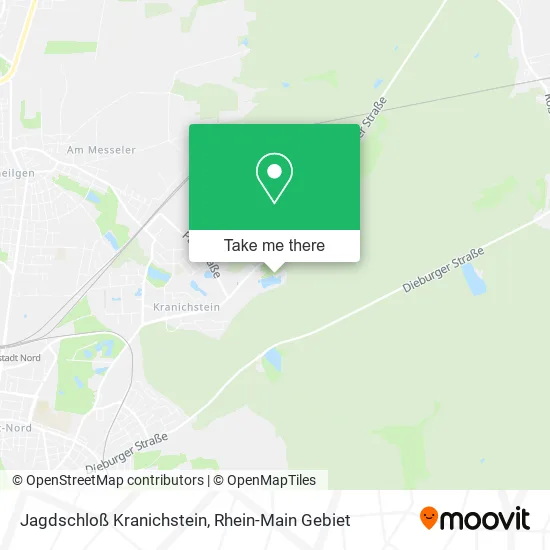 Карта Jagdschloß Kranichstein