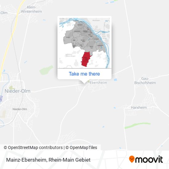 Mainz-Ebersheim map
