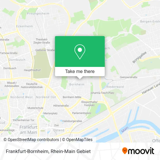 Карта Frankfurt-Bornheim