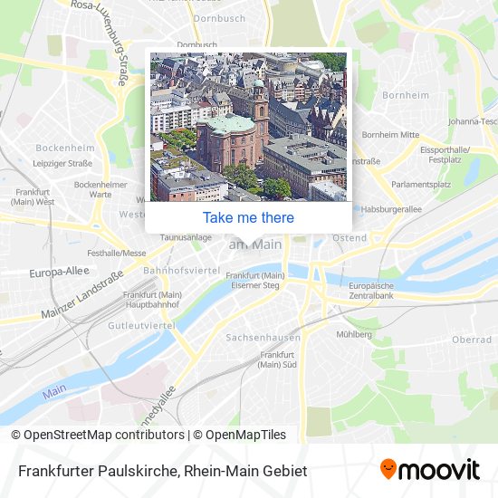 Frankfurter Paulskirche map