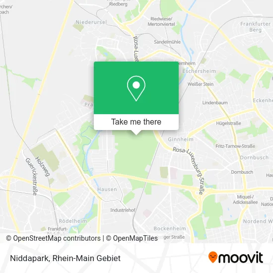 Карта Niddapark