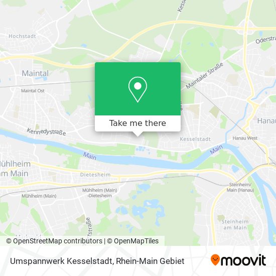 Umspannwerk Kesselstadt map