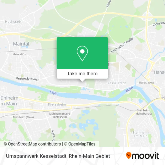 Umspannwerk Kesselstadt map