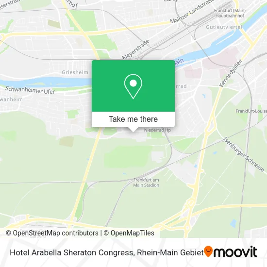 Карта Hotel Arabella Sheraton Congress