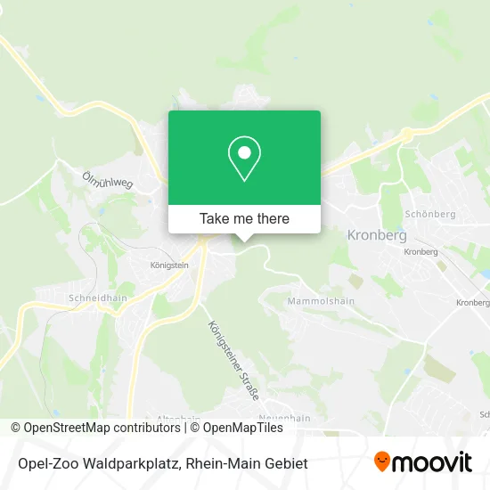 Opel-Zoo Waldparkplatz map
