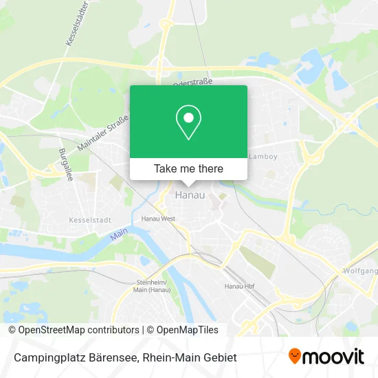 Карта Campingplatz Bärensee