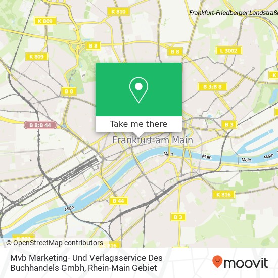 Mvb Marketing- Und Verlagsservice Des Buchhandels Gmbh map