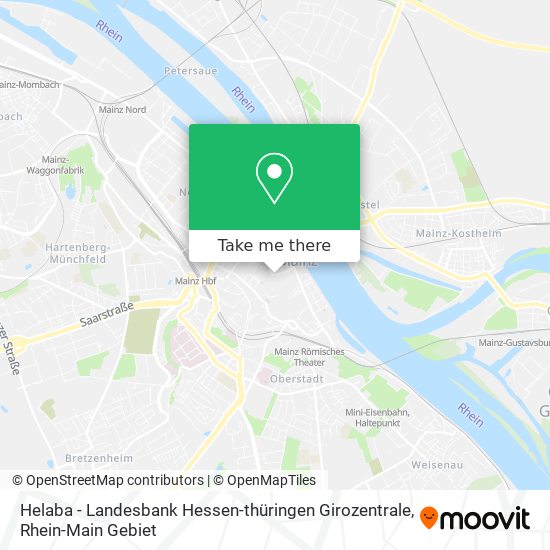 Helaba - Landesbank Hessen-thüringen Girozentrale map