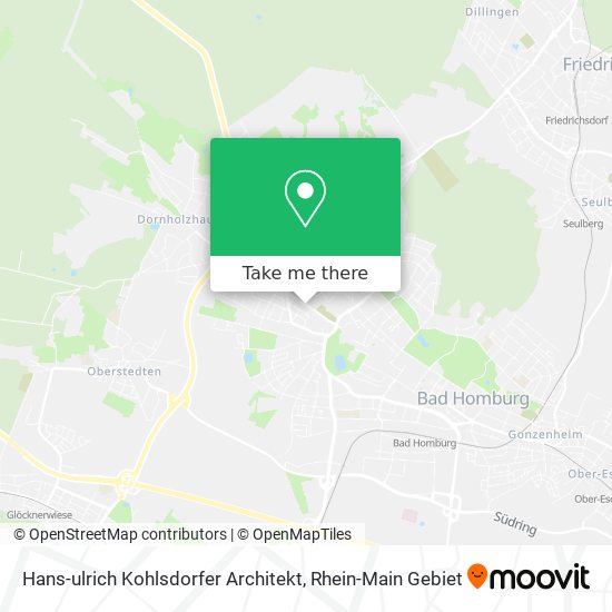 Hans-ulrich Kohlsdorfer Architekt map
