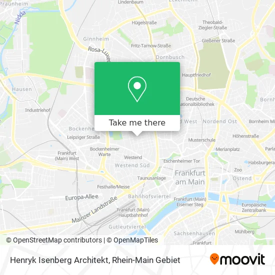 Карта Henryk Isenberg Architekt