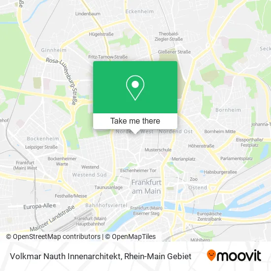 Карта Volkmar Nauth Innenarchitekt