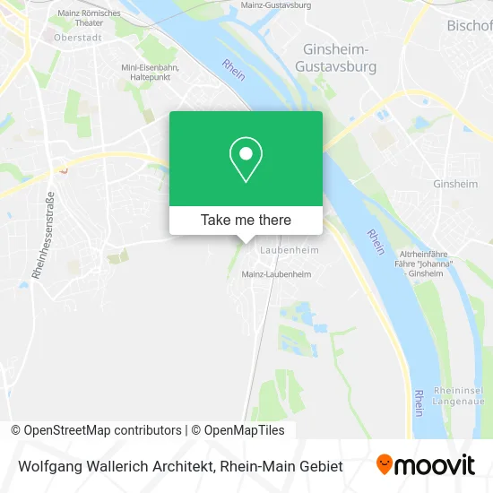 Карта Wolfgang Wallerich Architekt