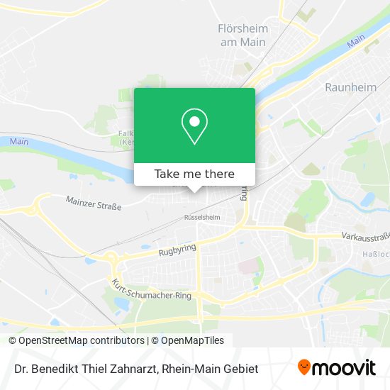 Dr. Benedikt Thiel Zahnarzt map