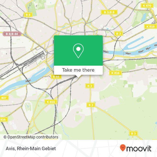 Avis map