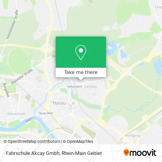 Карта Fahrschule Akcay Gmbh