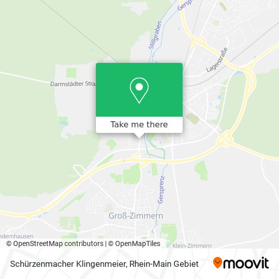 Schürzenmacher Klingenmeier map