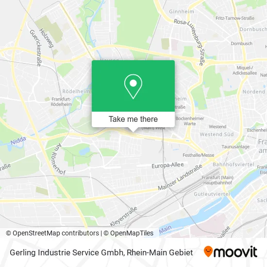 Карта Gerling Industrie Service Gmbh