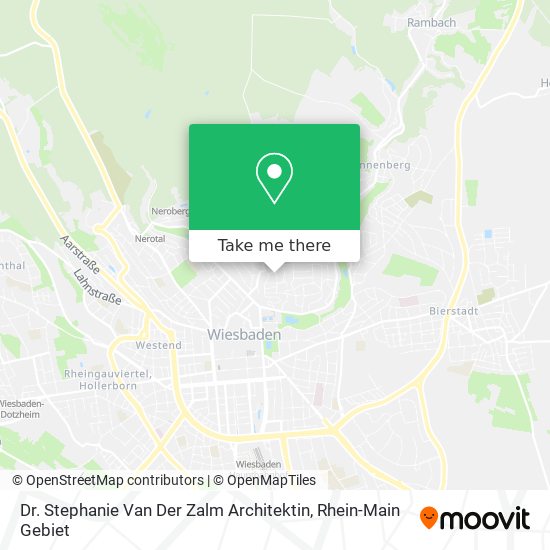 Dr. Stephanie Van Der Zalm Architektin map