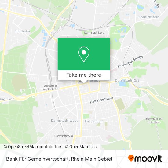 Bank Für Gemeinwirtschaft map