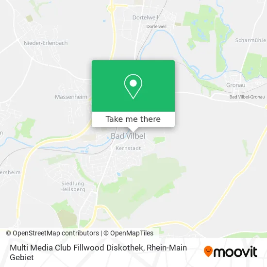 Карта Multi Media Club Fillwood Diskothek