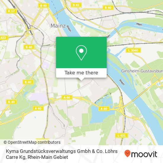 Kyma Grundstücksverwaltungs Gmbh & Co. Löhrs Carre Kg map