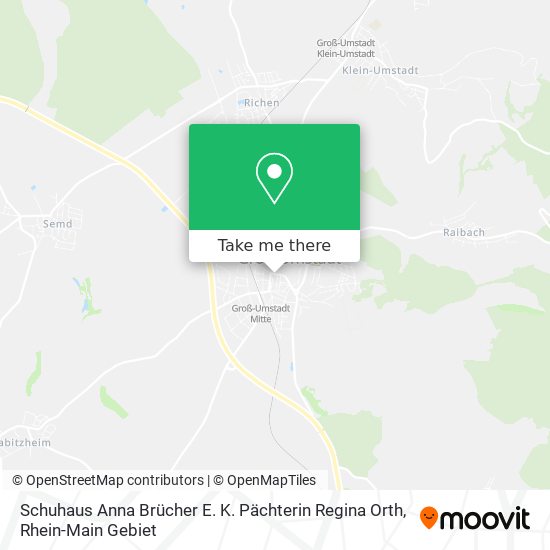 Schuhaus Anna Brücher E. K. Pächterin Regina Orth map
