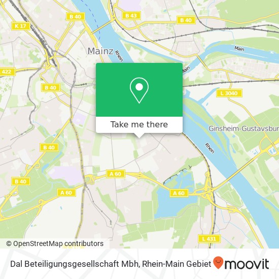 Dal Beteiligungsgesellschaft Mbh map