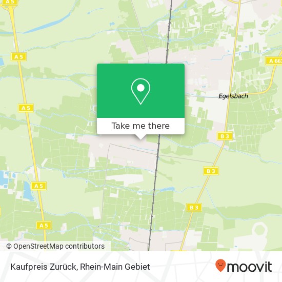 Kaufpreis Zurück map