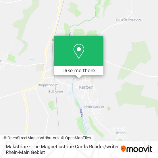 Makstripe - The Magneticstripe Cards Reader / writer map