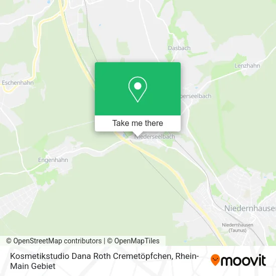 Карта Kosmetikstudio Dana Roth Cremetöpfchen