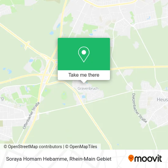Soraya Homam Hebamme map