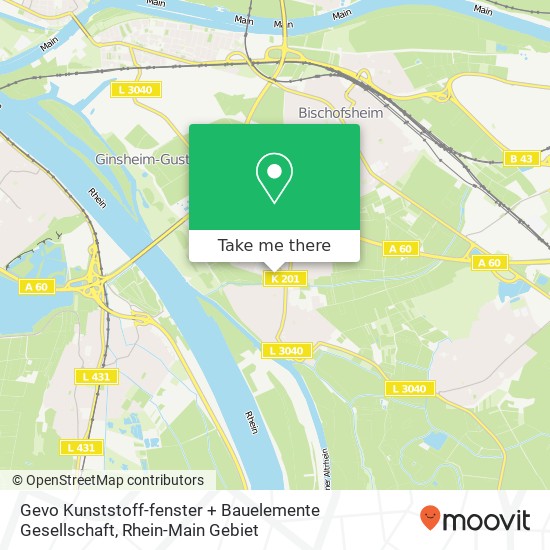 Gevo Kunststoff-fenster + Bauelemente Gesellschaft map