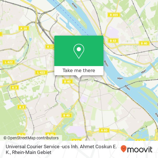 Universal Courier Service -ucs Inh. Ahmet Coskun E. K. map