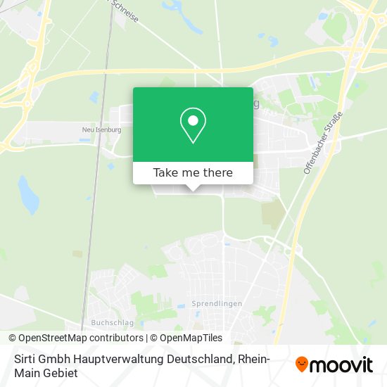 Sirti Gmbh Hauptverwaltung Deutschland map