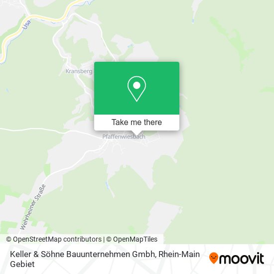 Keller & Söhne Bauunternehmen Gmbh map