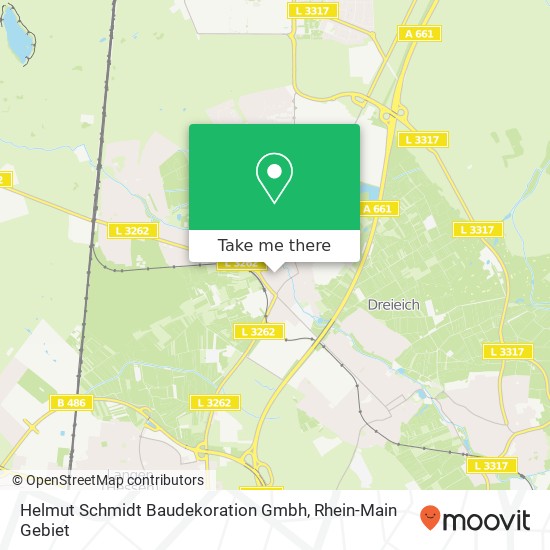 Карта Helmut Schmidt Baudekoration Gmbh