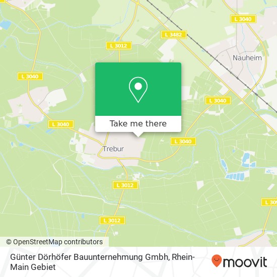 Карта Günter Dörhöfer Bauunternehmung Gmbh