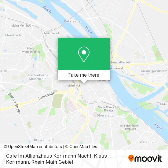 Cafe Im Allianzhaus Korfmann Nachf. Klaus Korfmann map