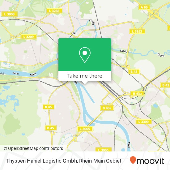 Thyssen Haniel Logistic Gmbh map