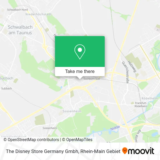 The Disney Store Germany Gmbh map