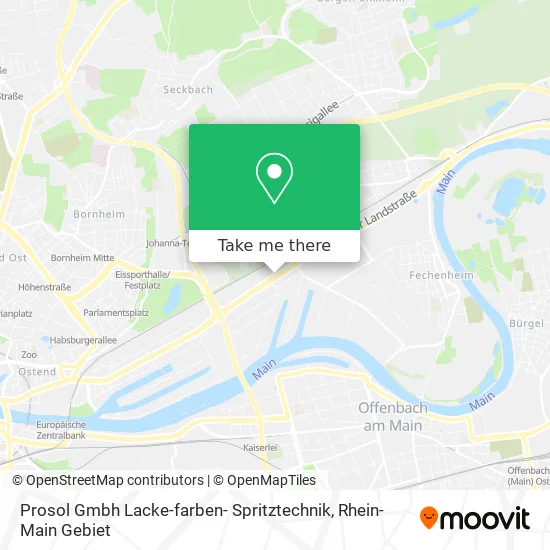 Карта Prosol Gmbh Lacke-farben- Spritztechnik