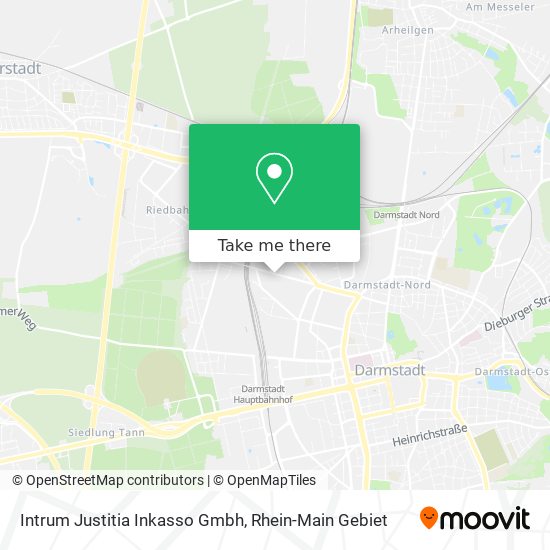Intrum Justitia Inkasso Gmbh map