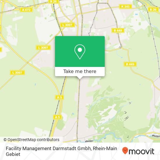 Facility Management Darmstadt Gmbh map