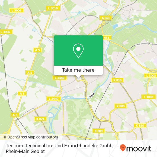 Tecimex Technical Im- Und Export-handels- Gmbh map