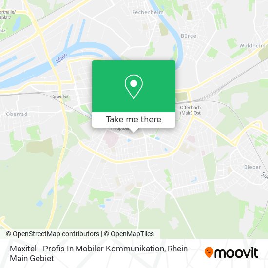 Maxitel - Profis In Mobiler Kommunikation map